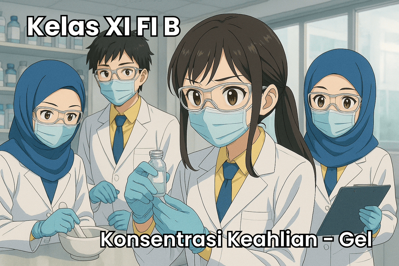 XI FI B – Konsentrasi Keahlian – Tema Gel