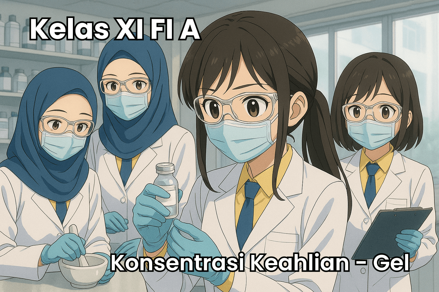 XI FI A – Konsentrasi Keahlian – Tema Gel